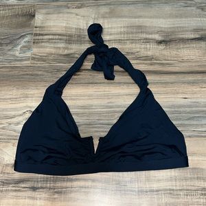 Roxy black bikini top size large